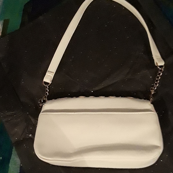 Off White and Gold Bueno Purse Handbag - Picture 3 of 8